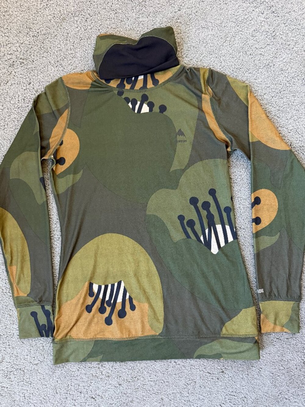 Burton x Marimekko Unisex Midweight Long Neck Base Layer M - Excellent Cond.